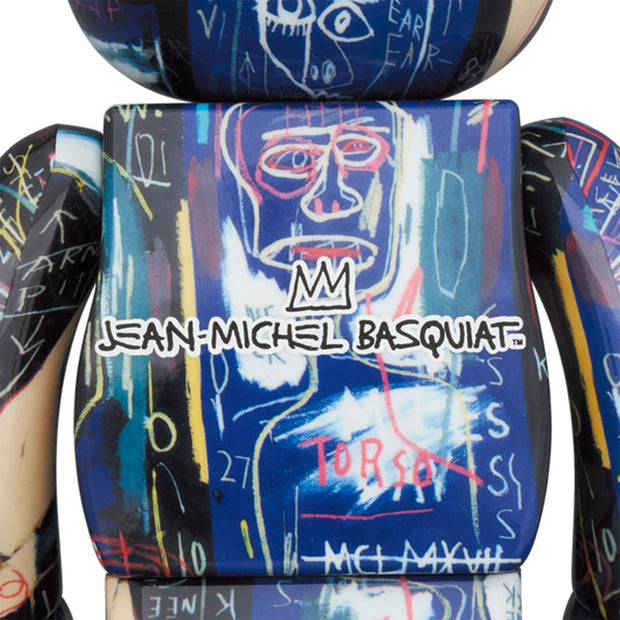 bearbrick 100 and 400 set jean-michel basquiat 7 back urban attitude