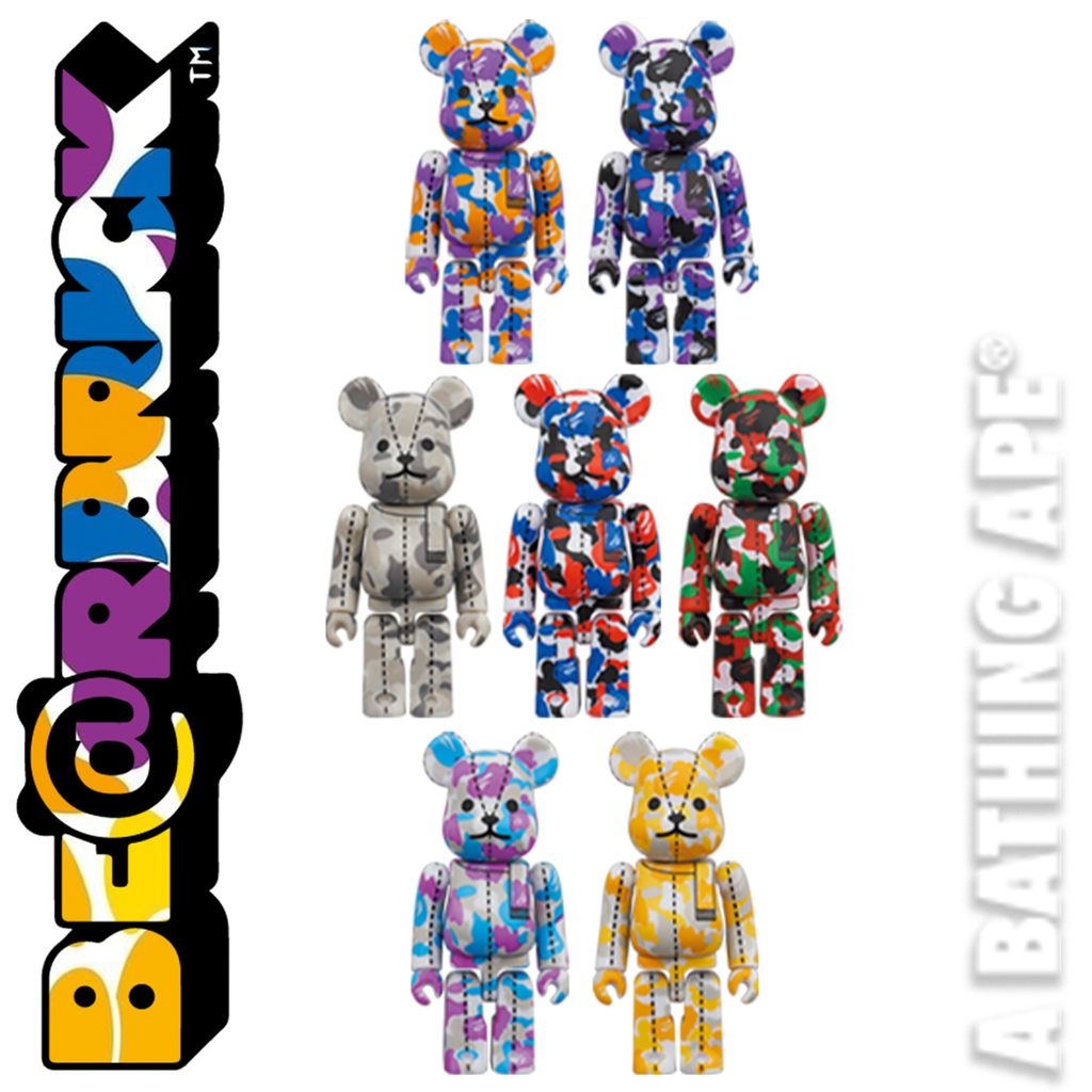 Bape online bearbrick 100