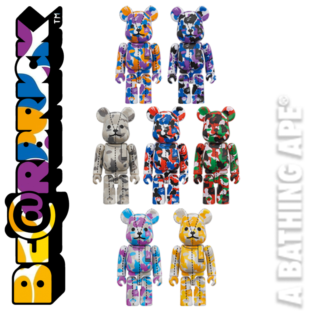 Bearbrick 100 Blind Box A Bathing Ape x Medicom Toy BAPE Camo 28th An Urban Attitude