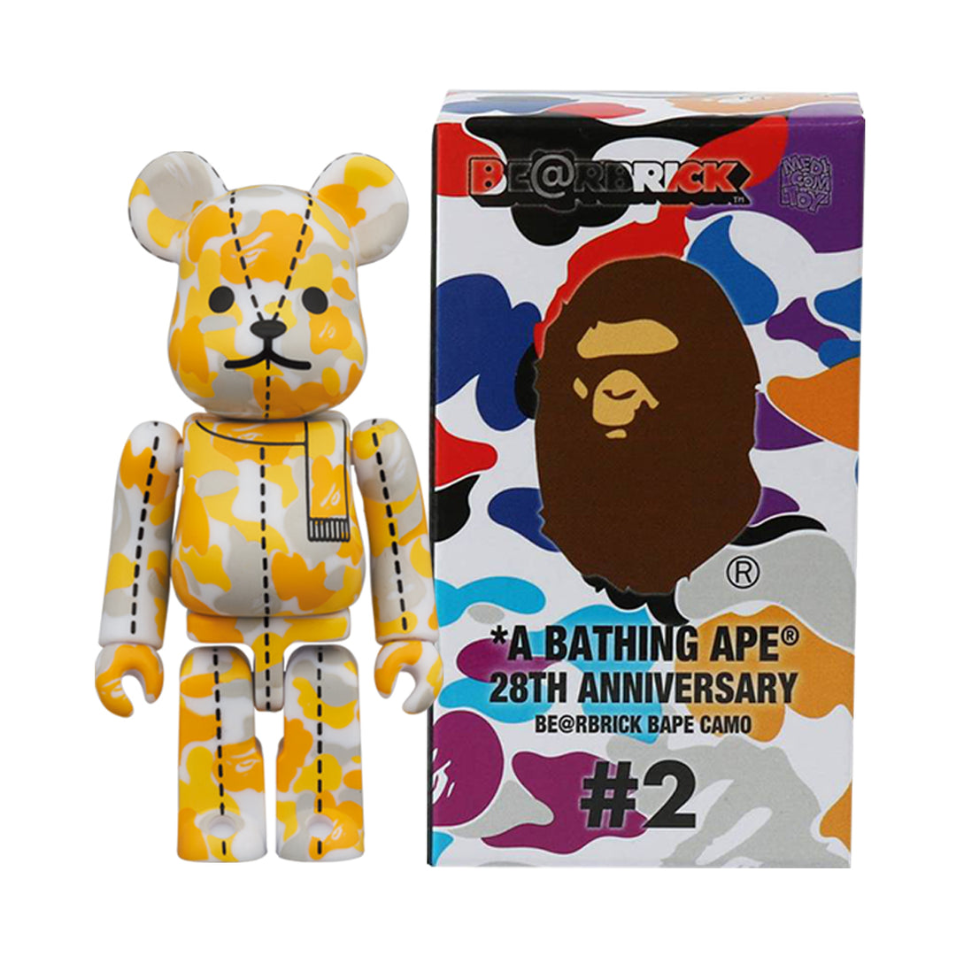 Bearbrick 100% Blind Box A Bathing Ape x Medicom Toy BAPE Camo 28th An –  Urban Attitude