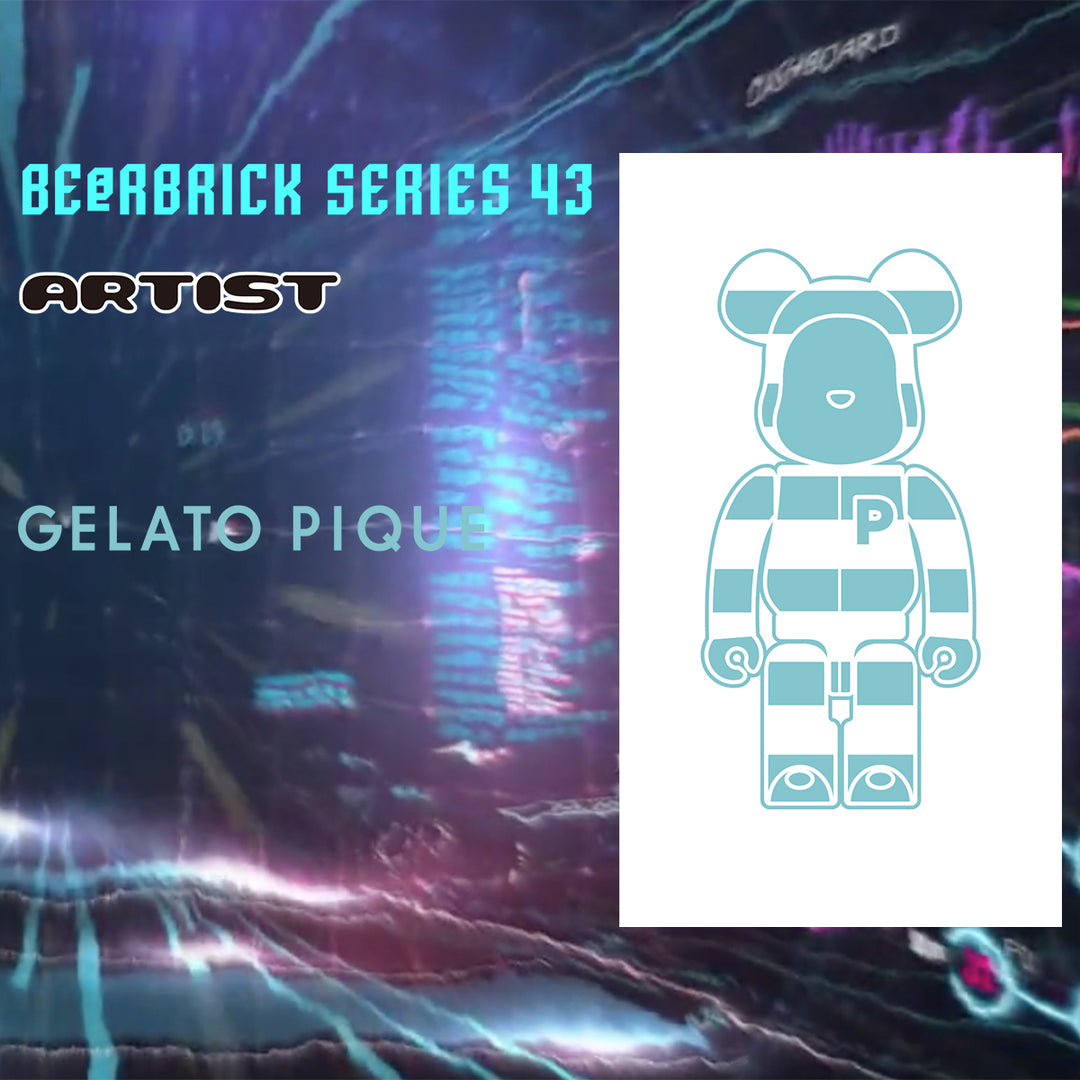 Bearbrick 100% Series 43 Artist - Gelato Pique Set of 2