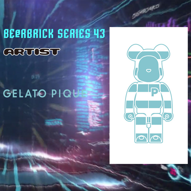 bearbrick 100 blind box series 43 artist gelato pique set of 2 logo urban attitude