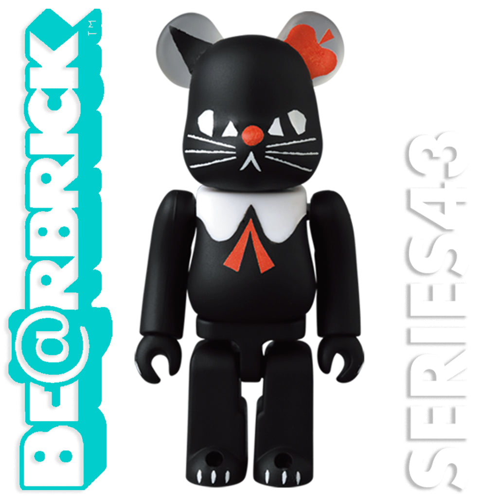 Bearbrick 100% Series 43 Artist - Robin the Black Cat – Urban Attitude