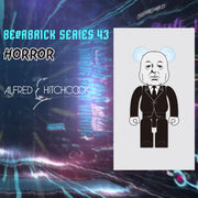 bearbrick 100 blind box series 43 horror alfred hitchcock logo urban attitude