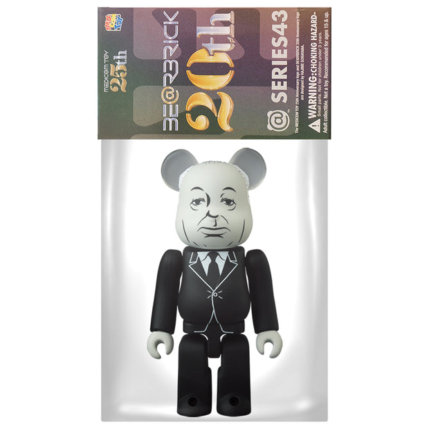 bearbrick 100 blind box series 43 horror alfred hitchcock packaging urban attitude