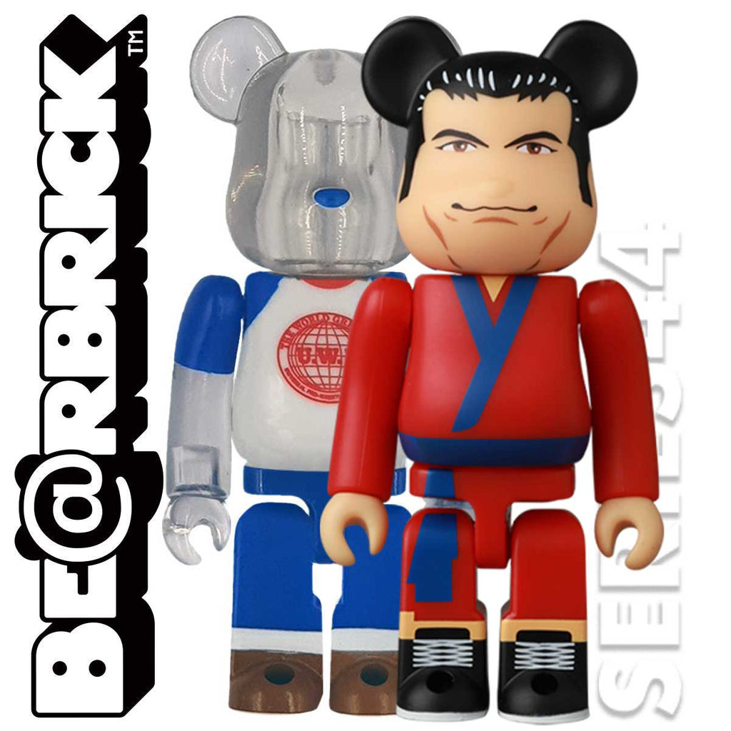 Bearbrick 100% Series 44 Artist - Set of 2 Antonio Inoki & U.W.F.