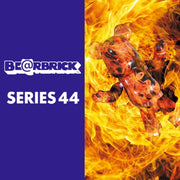 Bearbrick 100% Series 44 Pattern - Fire Card Logo Urban Attitude