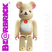 Bearbrick 100% Series 45 Secret Cute - Set of 3 Rilakkuma 20th Anniversary Light Urban Attitude