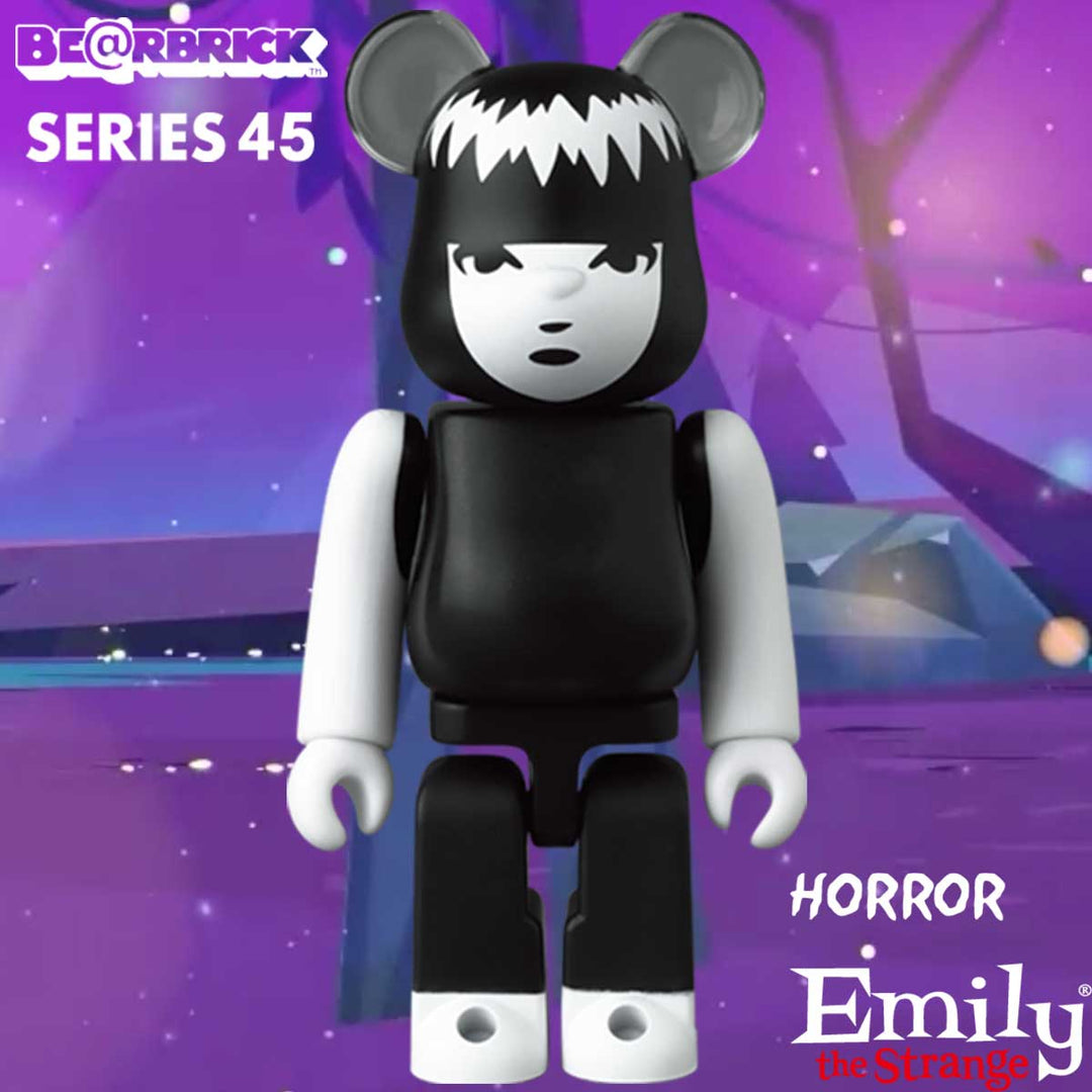 Bearbrick 100% Series 45 Horror - Emily the Strange – Urban Attitude