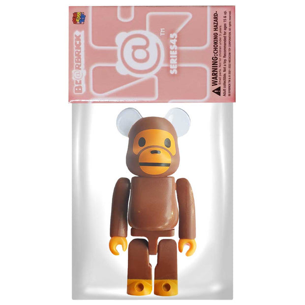Bearbrick 100% Series 45 Secret - Baby Milo BAPE Packaging  Urban Attitude