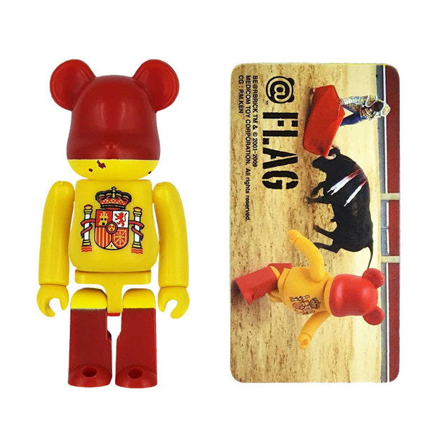 Bearbrick 100% Series 19 Flag - Spain Card Urban Attitude