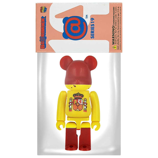 Bearbrick 100% Series 19 Flag - Spain Plastic Slip Urban Attitude