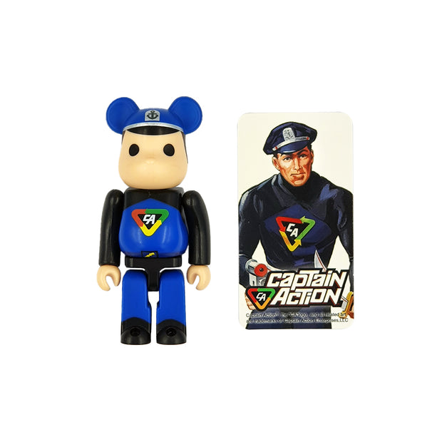 Bearbrick 100% Series 20 Horror - Captain Action Card Urban Attitude