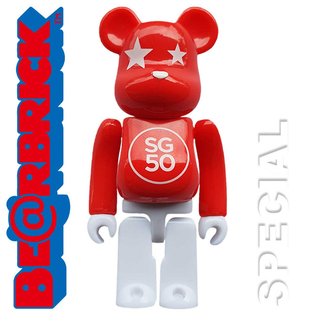Bearbrick 100% Special Edition - Celebrate SG50 Singapore
