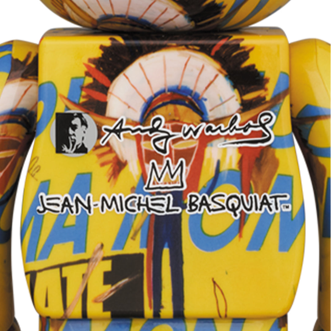 Bearbrick 1000% Andy Warhol x Jean-Michel Basquiat #3 – Urban Attitude