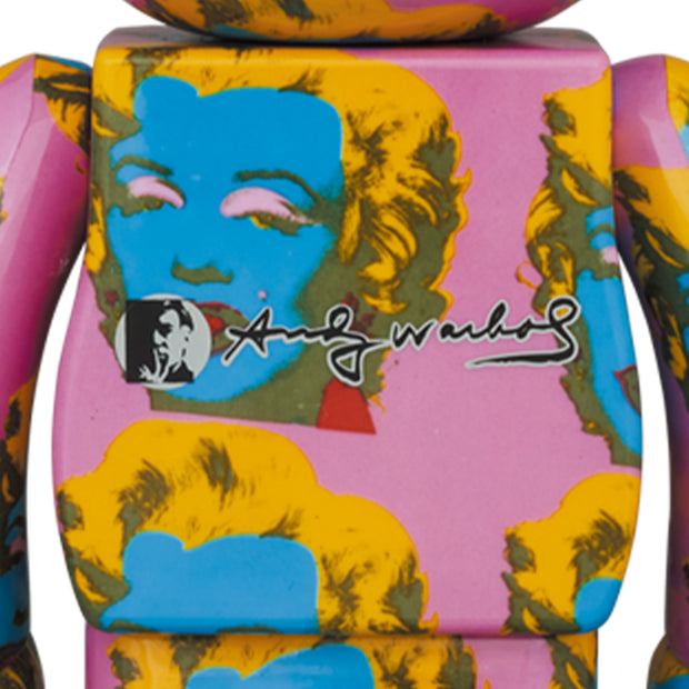 Bearbrick 1000% Andy Warhol's Marilyn Monroe #2 Back Urban Attitude