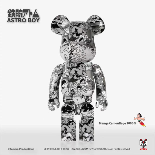 Bearbrick 1000% Astro Boy Manga Camouflage – Urban Attitude