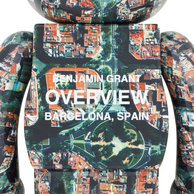 Bearbrick 1000% Benjamin Grant OVERVIEW Barcelona Back Urban Attitude