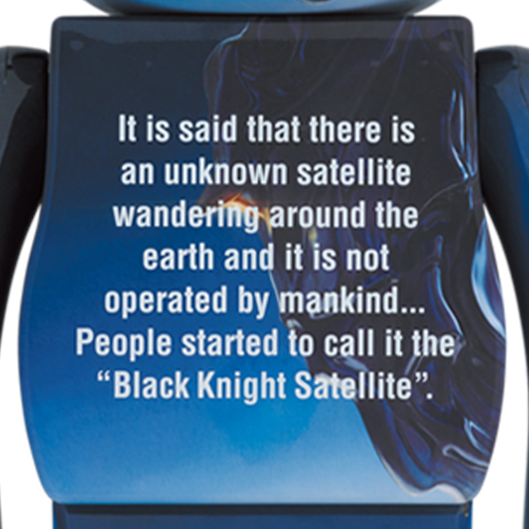 Medicom | BEARBRICK 1000% Black Knight Satellite (2021) | Artsy