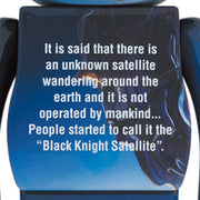 bearbrick 1000 black knight satellite back urban attitude