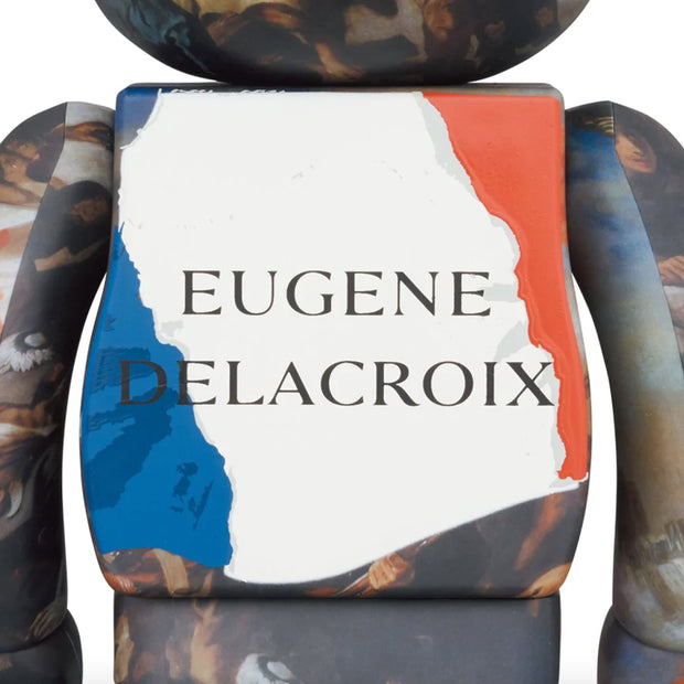 Bearbrick 1000% Eugène Delacroix Liberty Leading the People Back Urban Attitude