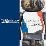 Bearbrick 1000% Eugène Delacroix Liberty Leading the People Logo Urban Attitude