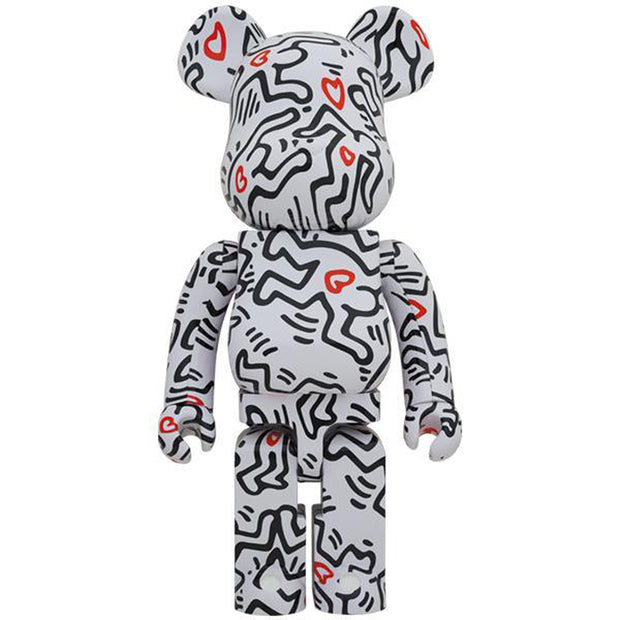 bearbrick 1000 keith haring version 8 front urban attitude