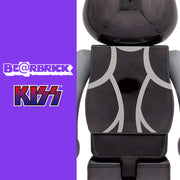 Bearbrick 1000% KISS Catman Chrome Version Logo Urban Attitude