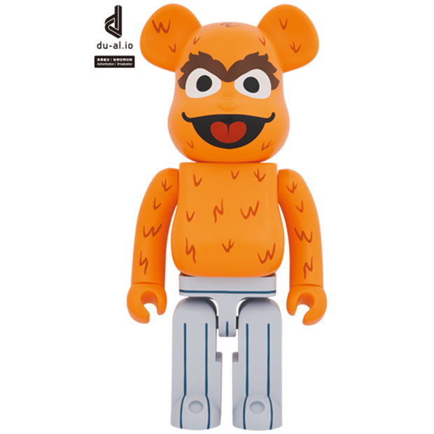 Bearbrick 1000% Oscar The Grouch (The Original Orange Fur Version) du-al.io Urban Attitude