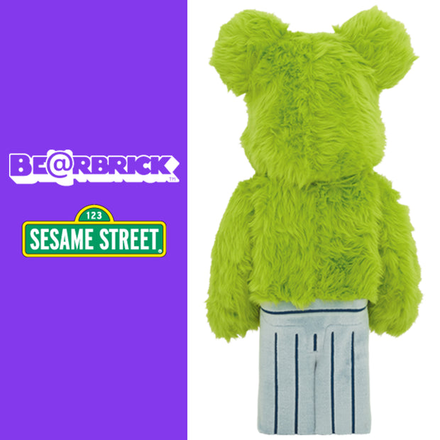 Bearbrick 1000% Sesame Street Oscar the Grouch Costume Version Logo Urban Attitude