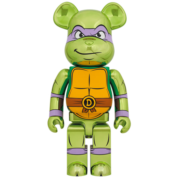 Bearbrick 1000% Teenage Mutant Ninja Turtles Donatello Chrome Version Urban Attitude