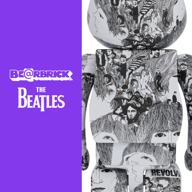 Bearbrick 1000% The Beatles Revolver Logo Urban Attitude