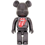 Bearbrick 1000% The Rolling Stones Lips & Tongue Black Chrome Version Urban attitude