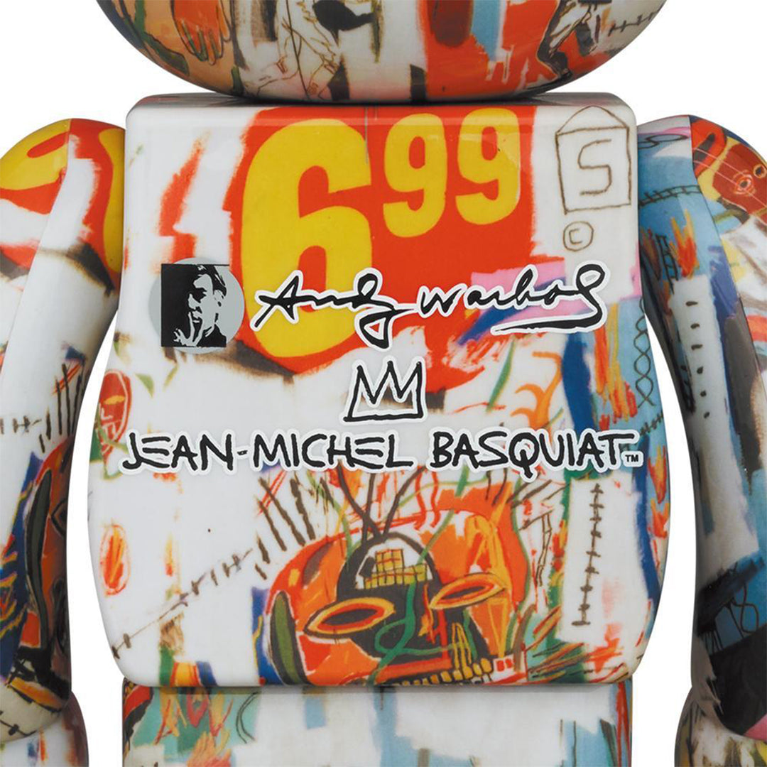 Bearbrick 400% Andy Warhol x Jean-Michel Basquiat #4 – Urban Attitude