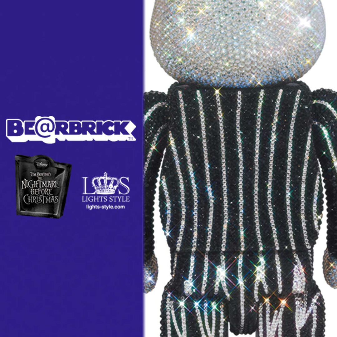 BE@RBRICK CRYSTAL DECORATE CHARM(CRYSTAL/BLACK/LEO) - チャーム