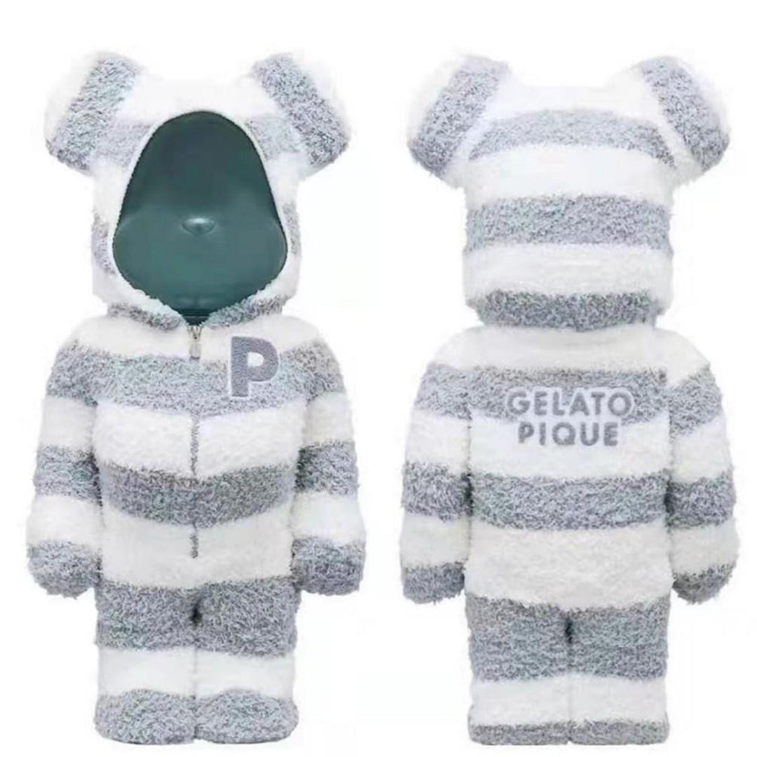 新品 GELATO PIQUE × BE@RBRICK 400%(ミント） Gelato Pique x Be@rbrick Mint White 400% Collectible Figure by