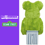 Bearbrick 400% Sesame Street Oscar the Grouch Costume Version Logo Urban Attitude