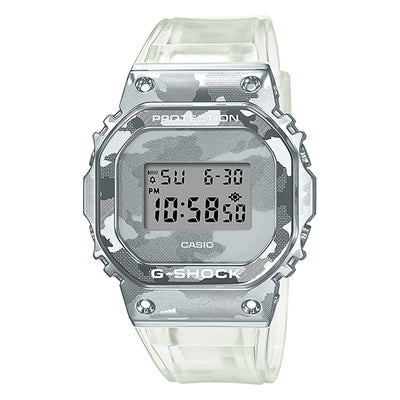 casio g-shock watch metal covered series clear camo gm5600scm-1d urban attitude