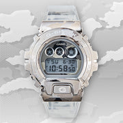 casio g-shock watch metal covered series clear camo gm6900scm-1d background urban attitude