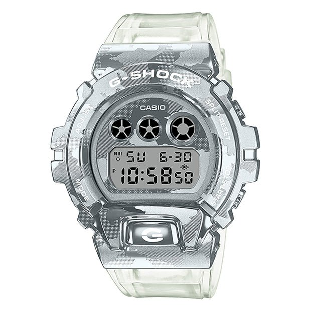 casio g-shock watch metal covered series clear camo gm6900scm-1d urban attitude
