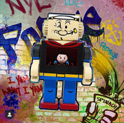 Gagatree OBOT Collectible Figure - Popeye The Sailor Graffiti Urban Attitude