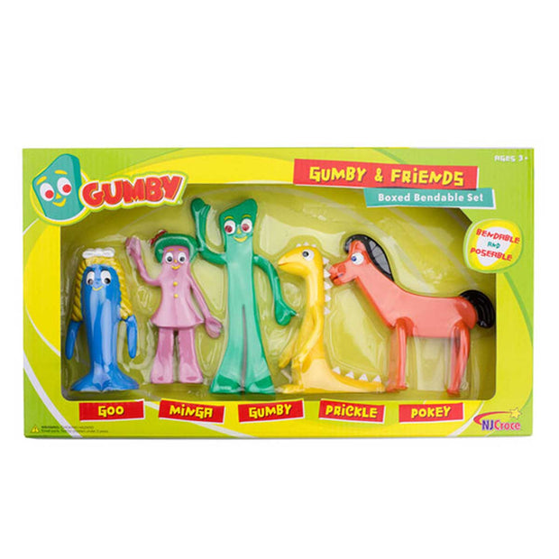 Gumby & Friends Bendable Figures Box Set Packaging Urban Attitude