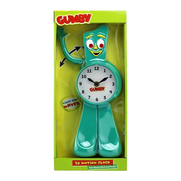 Gumby Animated 3D Motion Clock Urban Attitude