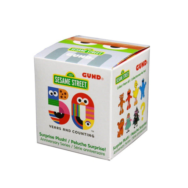 GUND Sesame Street 50th Anniversary Surprise Plush! Blind Box Packaging Urban Attitude
