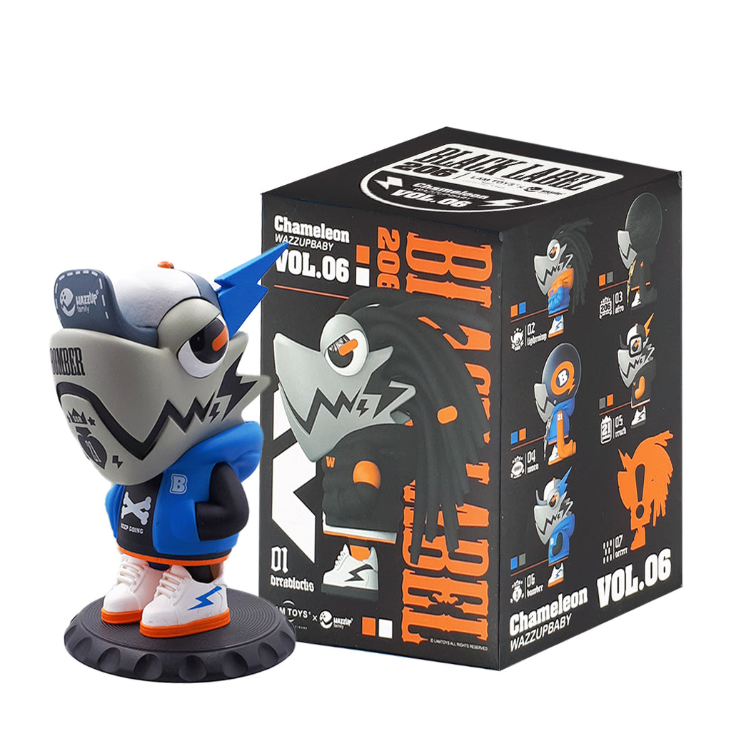 LAMTOYS WAZZUPBABY Chameleon Blind Box - BLACK LABEL 206 Vol.06