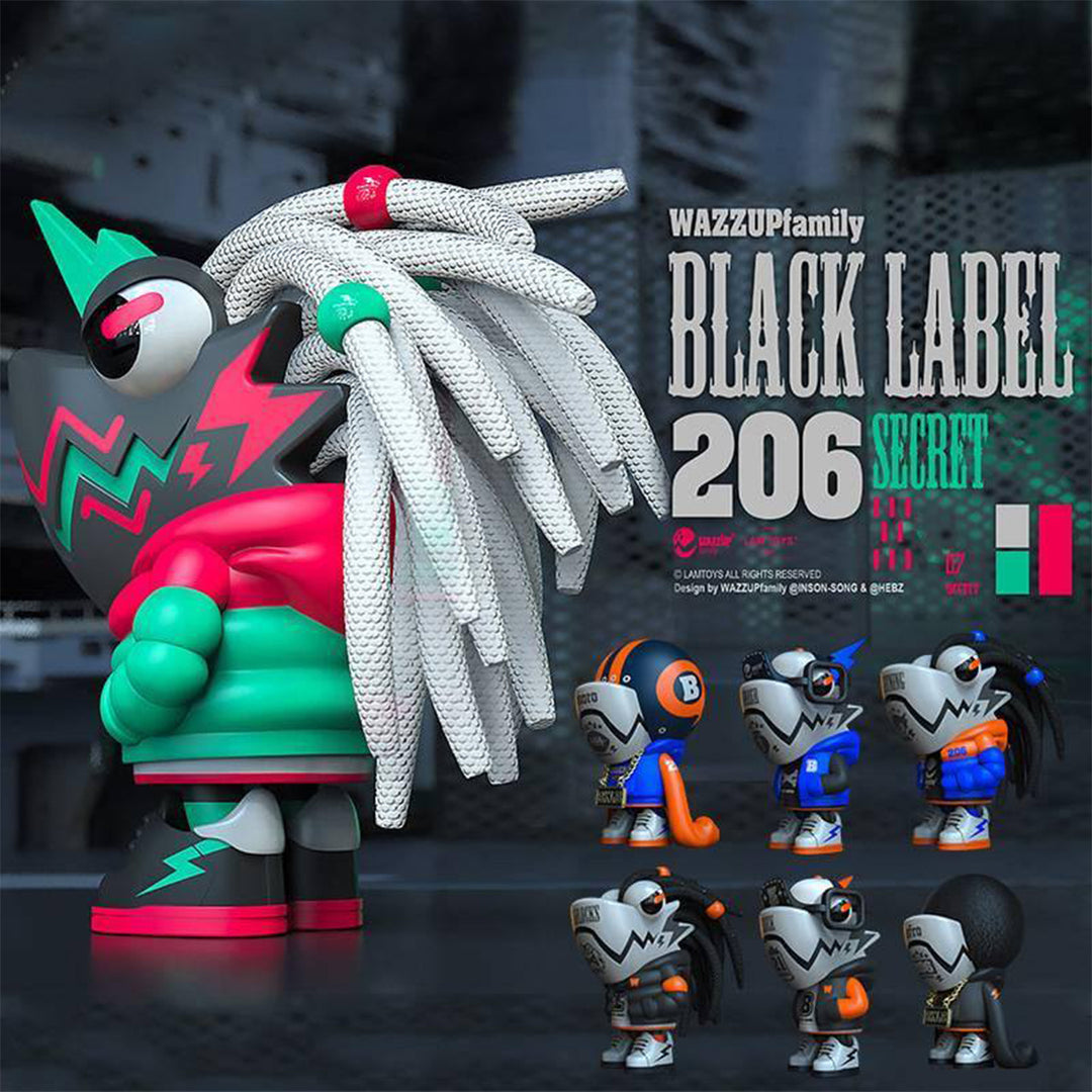 LAMTOYS WAZZUPBABY Chameleon Blind Box - BLACK LABEL 206 Vol.06
