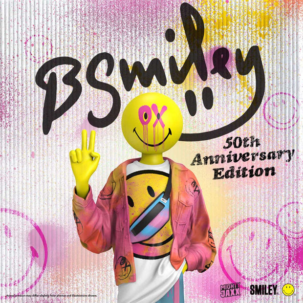  Mighty Jaxx B.Smiley 50th Anniversary Edition Poster Urban Attitude