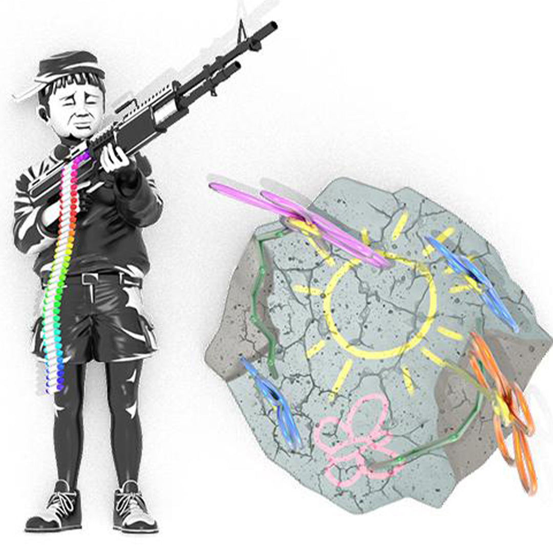 Mighty Jaxx Crayon Shooter by Brandalised – Urban Attitude