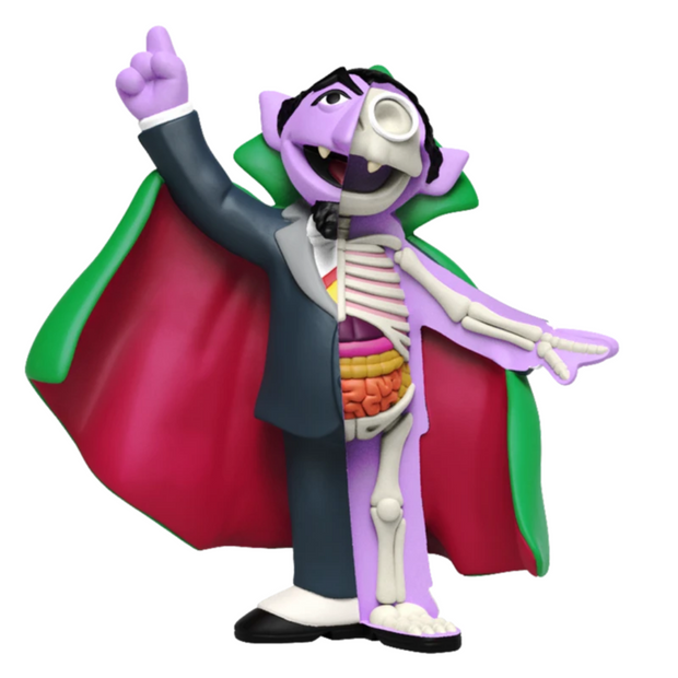 mighty jaxx dissectibles sesame street blind box the count urban attitude