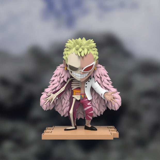 Mighty Jaxx Freeny's Hidden Dissectibles Blind Box - One Piece Series 4 (Warlords Edition) Donquixote Background Urban Attitude